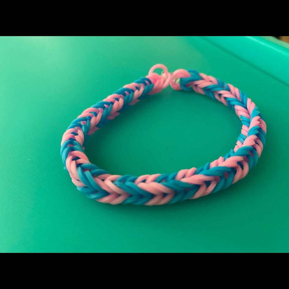 Handmade bubblegum bracelet